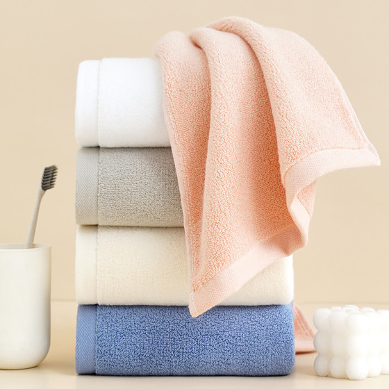 ID:916 - Preferred combed long-staple cotton thickened cotton towel adult large face wash towel can be hung with soft absorbent water towel